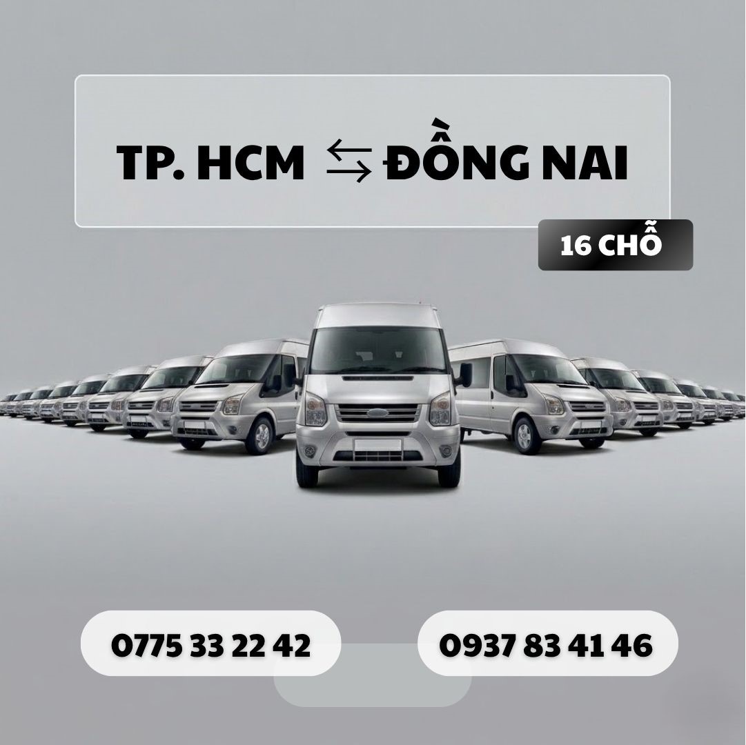 Đặt xe Đồng Nai 16 chỗ