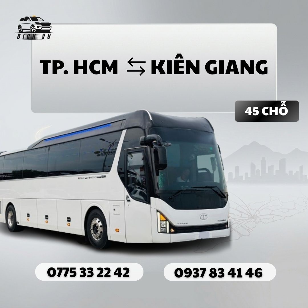 Đặt xe Kiên Giang 45 chỗ